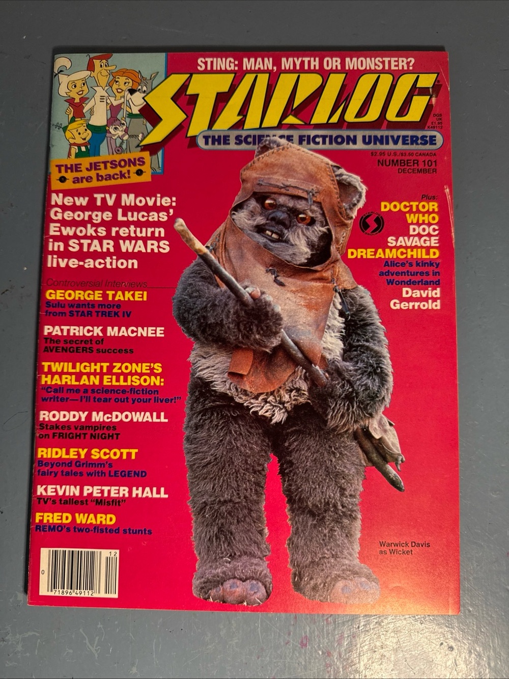 STARLOG Magazine Dec 1985 #101 Star Wars / Jetsons / Doctor Who